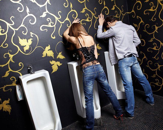 Girls Peeing On Men