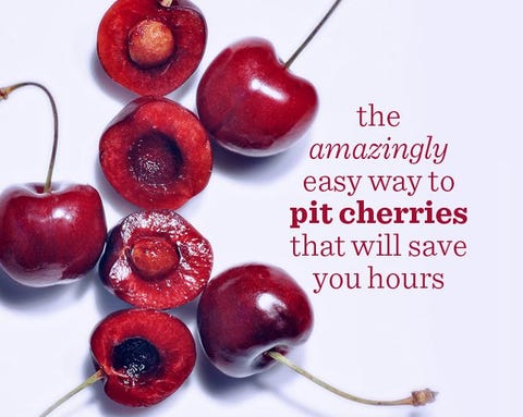 The Amazingly Easy Way To Pit Cherries That Will Save You Hours
