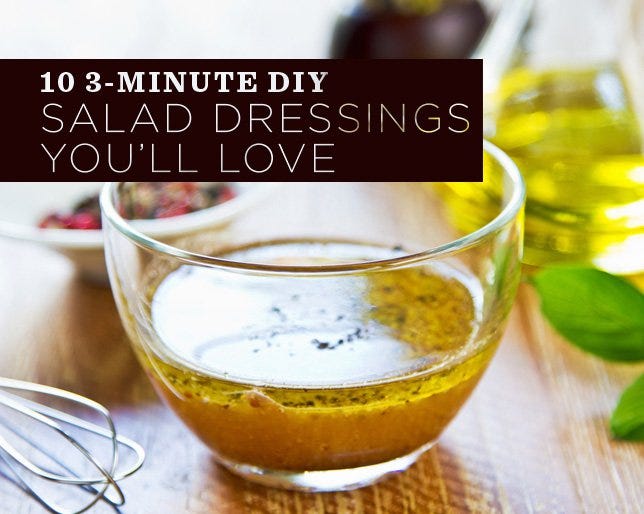 10 3 Minute Diy Salad Dressings You Ll Love