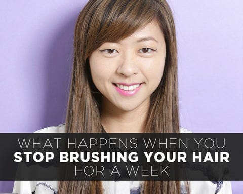 What Happens When You Stop Brushing Your Hair For A Week