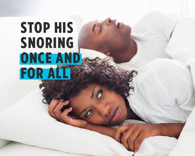 How I Got My Husband To Finally Stop Snoring