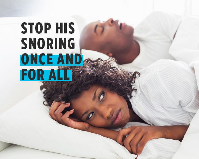 How I Got My Husband To Finally Stop Snoring