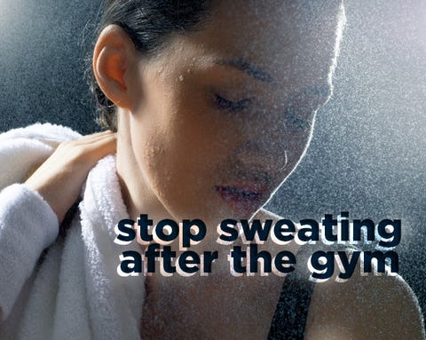 not sweating during workout