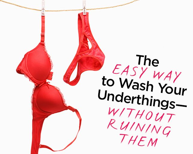 best way to wash underwear