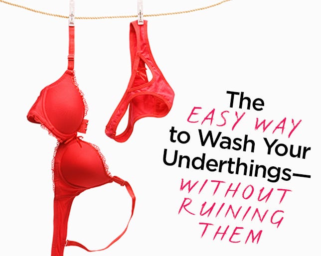 The Lazy Girl S Guide To Cleaning Your Undergarments