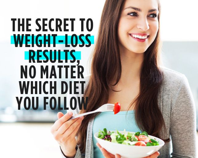 The Secret To Weight Loss Results No Matter Which Diet You Follow