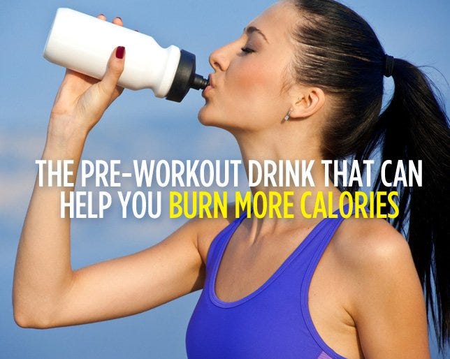 The PreWorkout Drink That Can Help You Burn More Calories