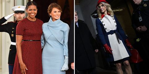 inauguration 2017 fashion melania trump kellyanne conway michelle obama