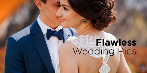how to look better in wedding photos