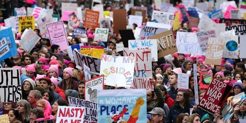 women's march on washington crowd size inauguration