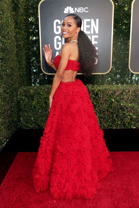 zuri hall at nbc's "78th annual golden globe awards"   red carpet arrivals