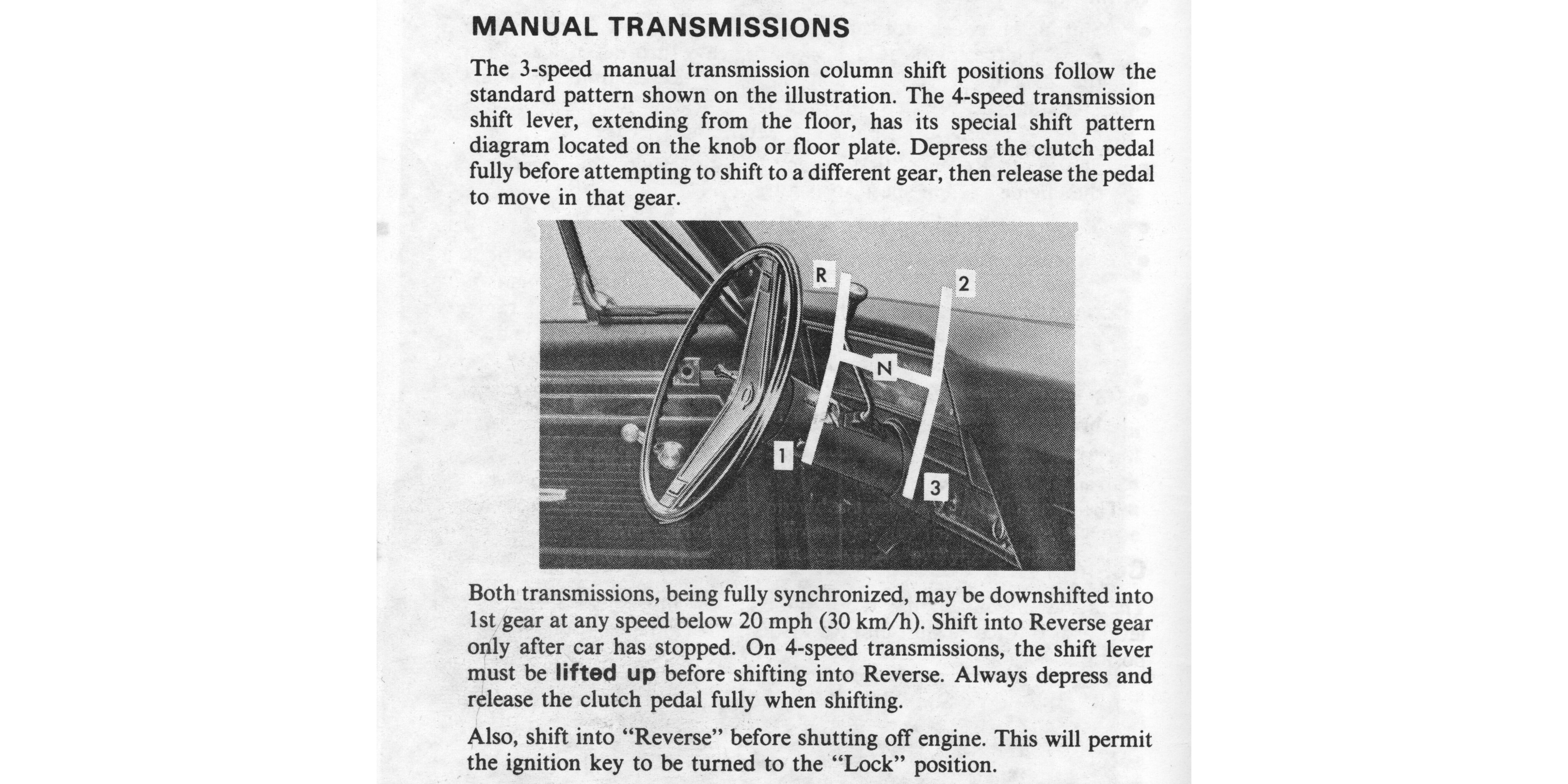 3 speed gear shifter