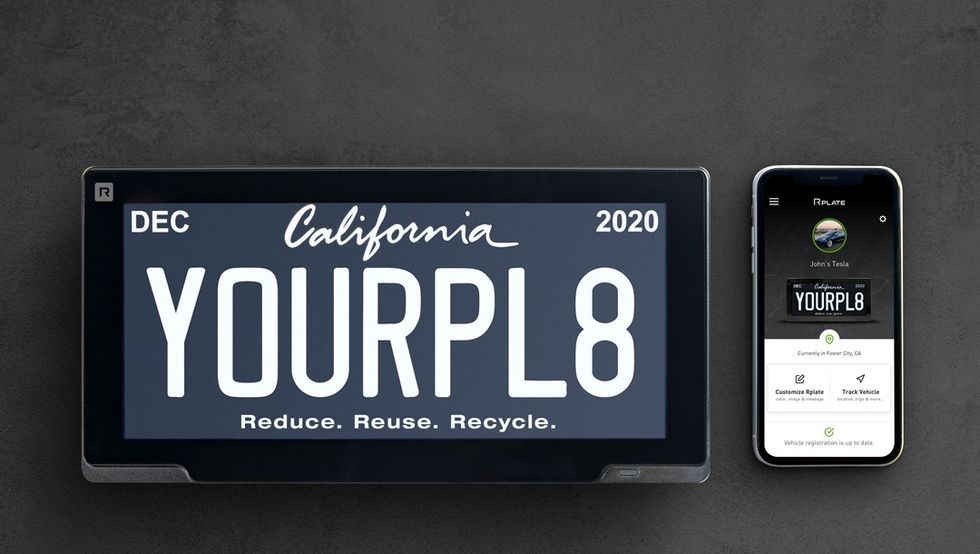 Blue California Your Text Month Year Aluminum Vanity License Plate Tag New 