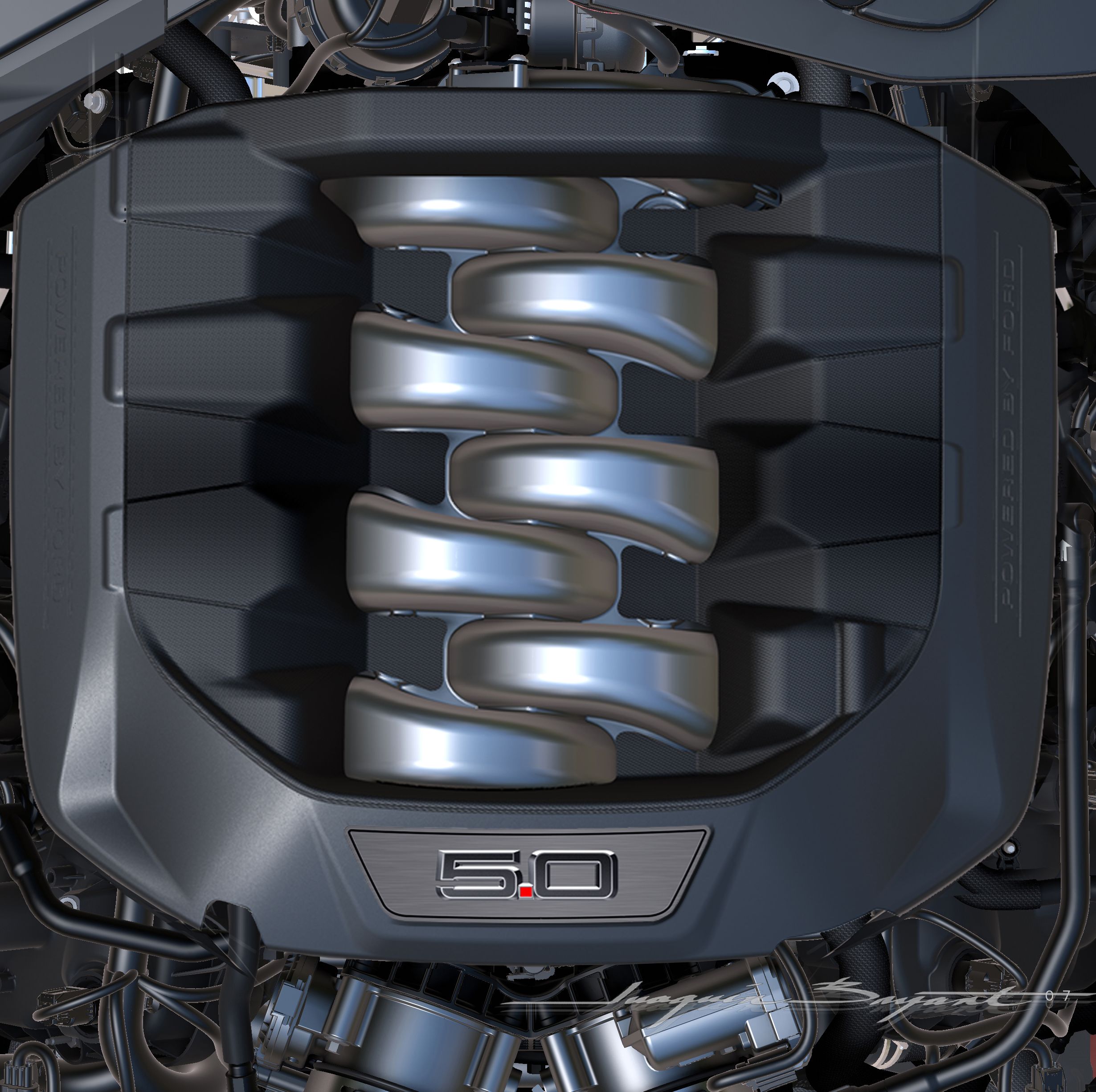 2024 Ford Mustang engine