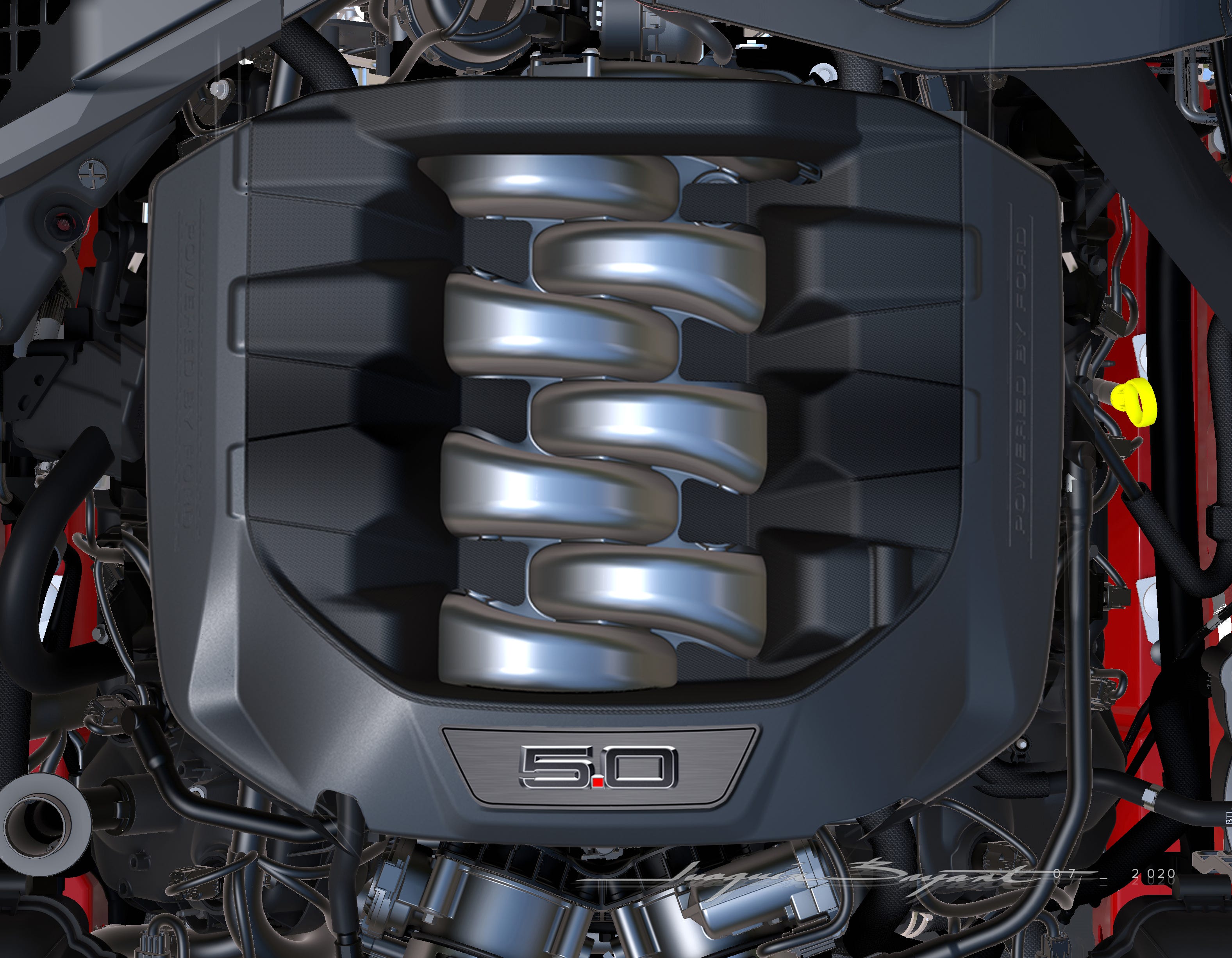 2024 Ford Mustang engine