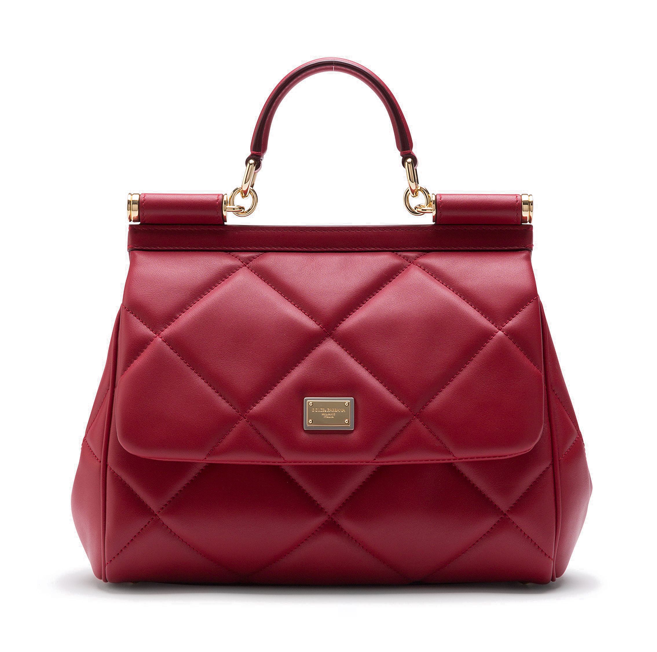 red dolce and gabbana bag
