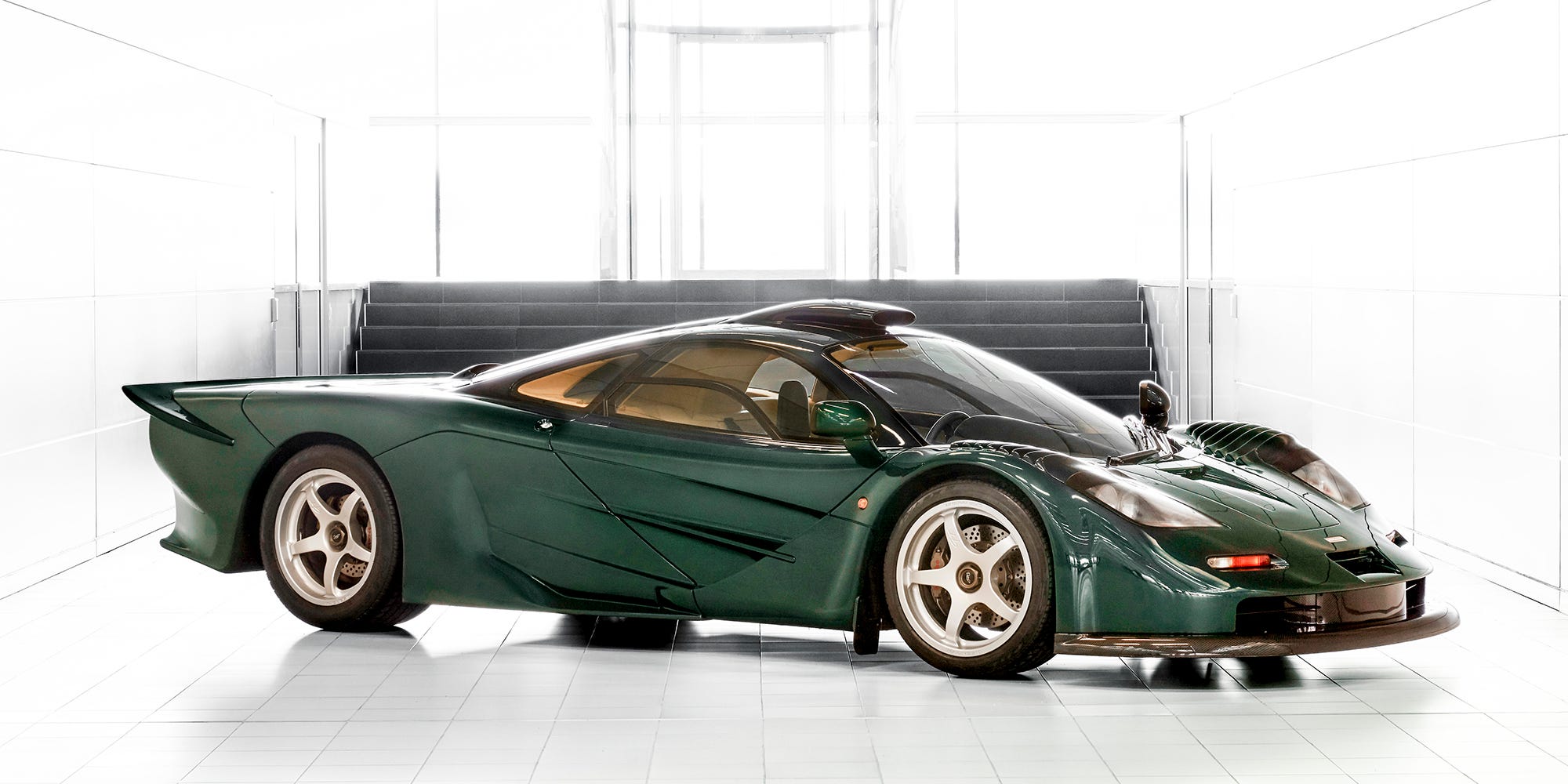 dark green sports cars