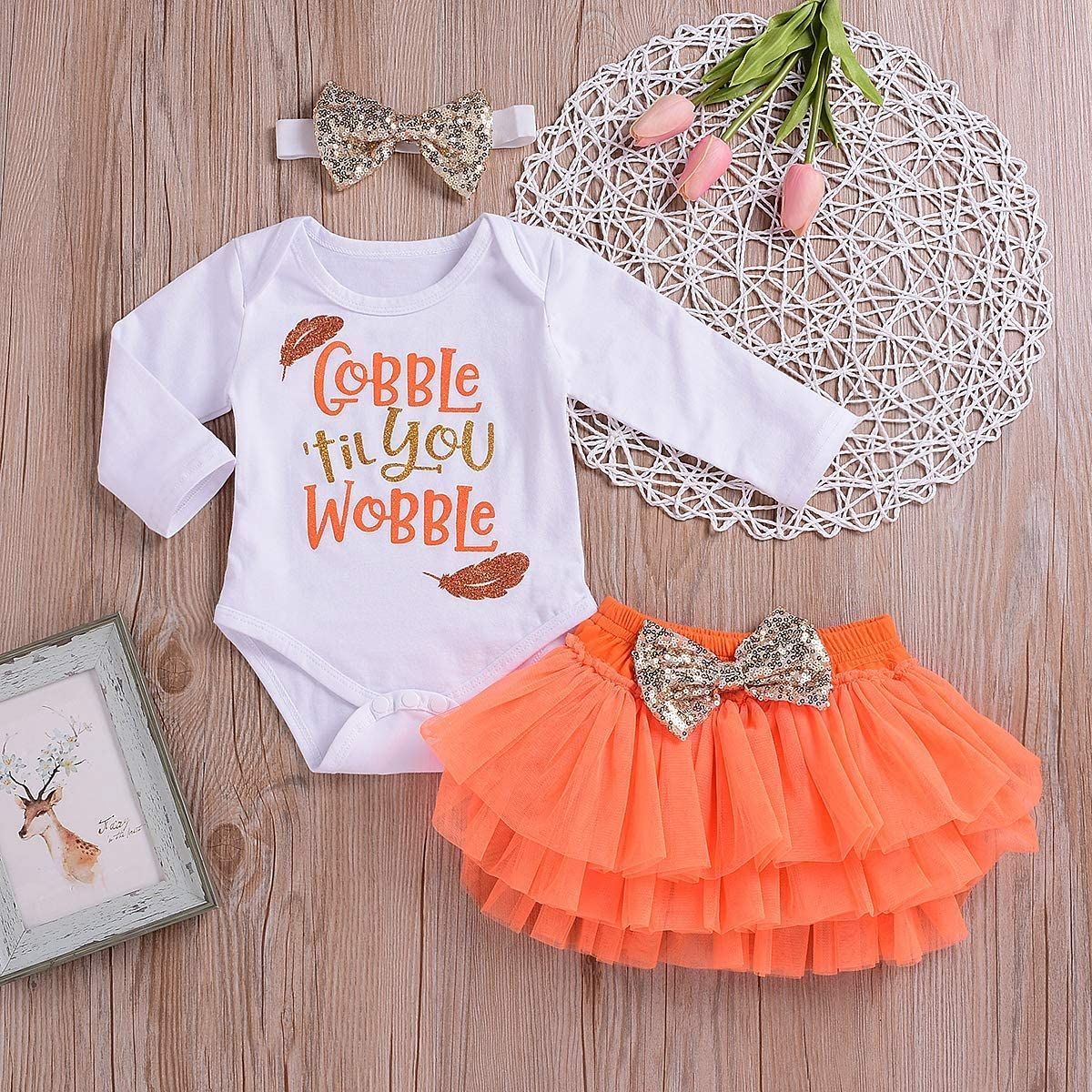 First Thanksgiving Outfit Baby Girl Thanksgiving Outfit Cutie Pie Skirted Bummie Outfit Kleding Meisjeskleding Babykleding voor meisjes Kledingsets Thanksgiving Dress 