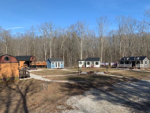 This Family Of Four Built A Private Tiny Home Village Where Each