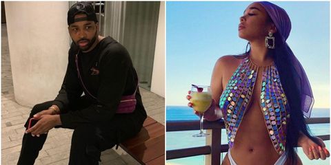 Tristan Thompson on Vacation with Ex Jordan Theory