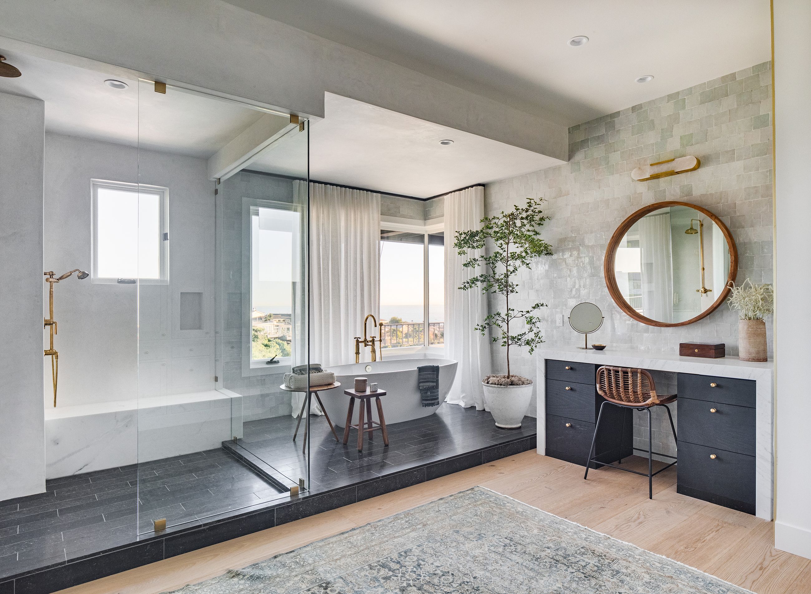 contempory bathrooms