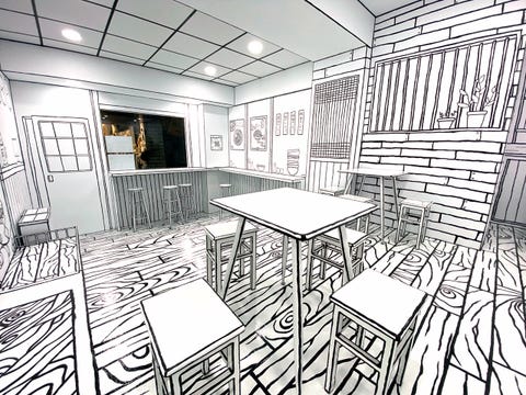 一秒踏進2d黑白漫畫中 2d Taiwan 咖啡廳全台首店即將開幕 一秒踏進2d黑白漫畫中 2d Taiwan 咖啡廳全台首店即將開幕