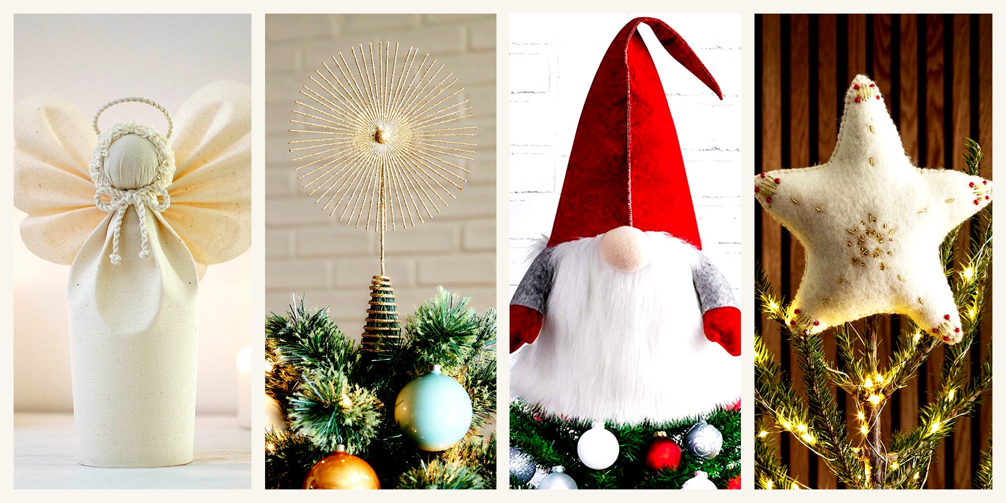 whimsical christmas tree toppers