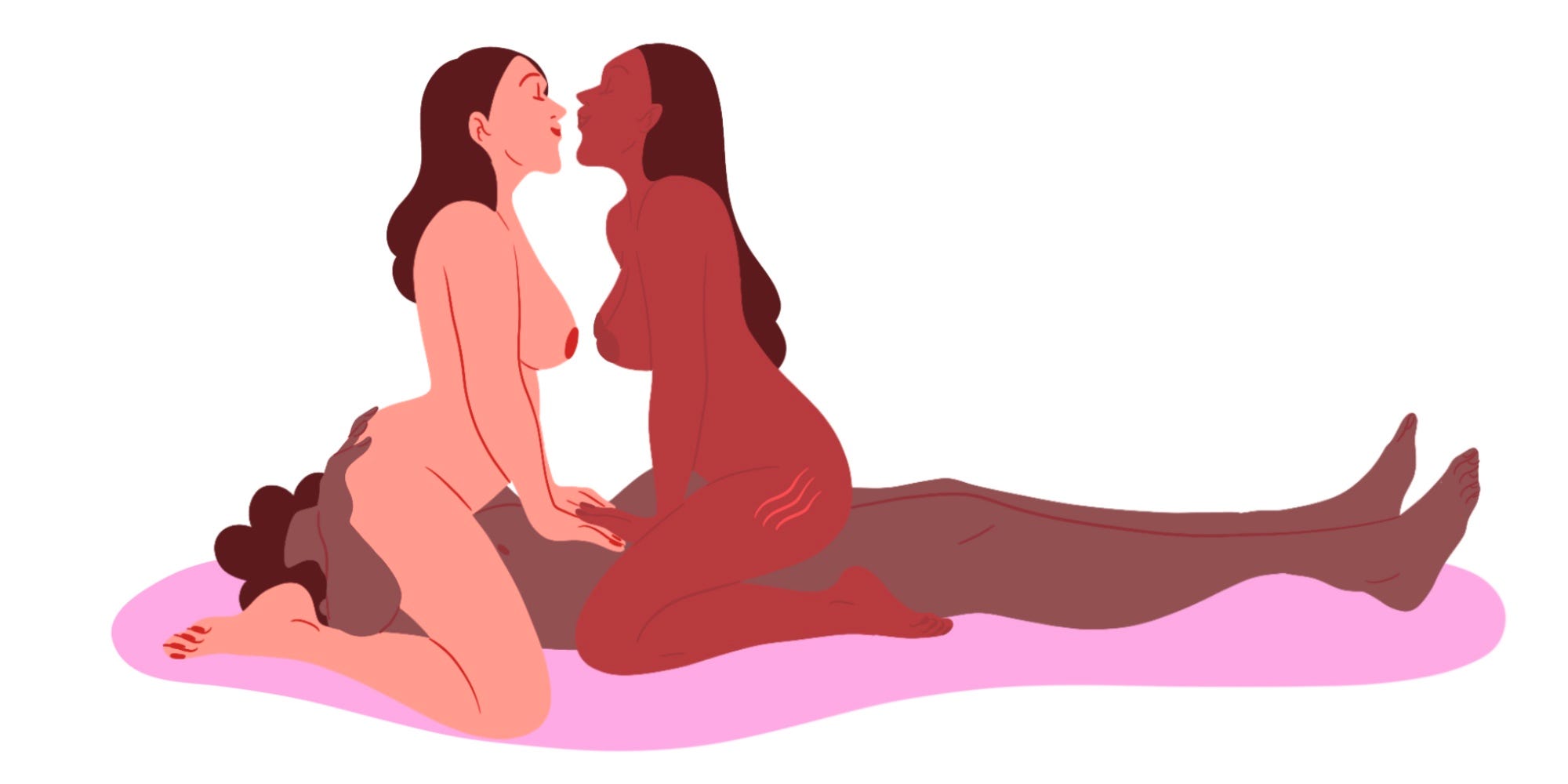 Cosmopolitan threesome positions