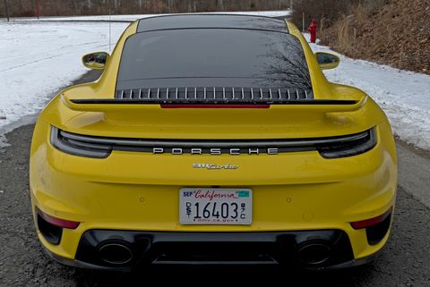 2021 porsche 911 turbo yellow