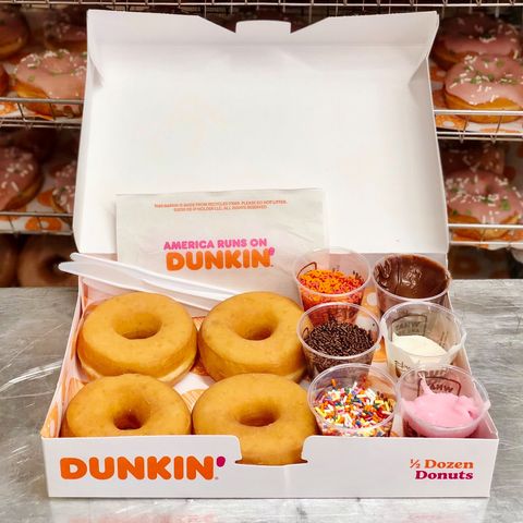 Dunkin' Is Selling DIY Donut Kits With Frosting And Sprinkles