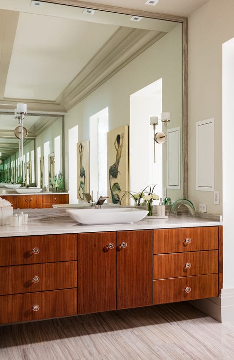 Countertop, Room, Bathroom cabinet, Cabinetry, Furniture, Bathroom, Property, Sink, Interior design, Bathroom accessory, 