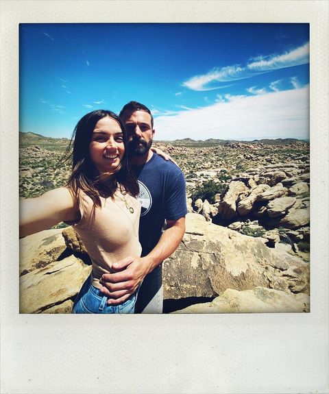 Selfie of Ana de Armas and Ben Affleck