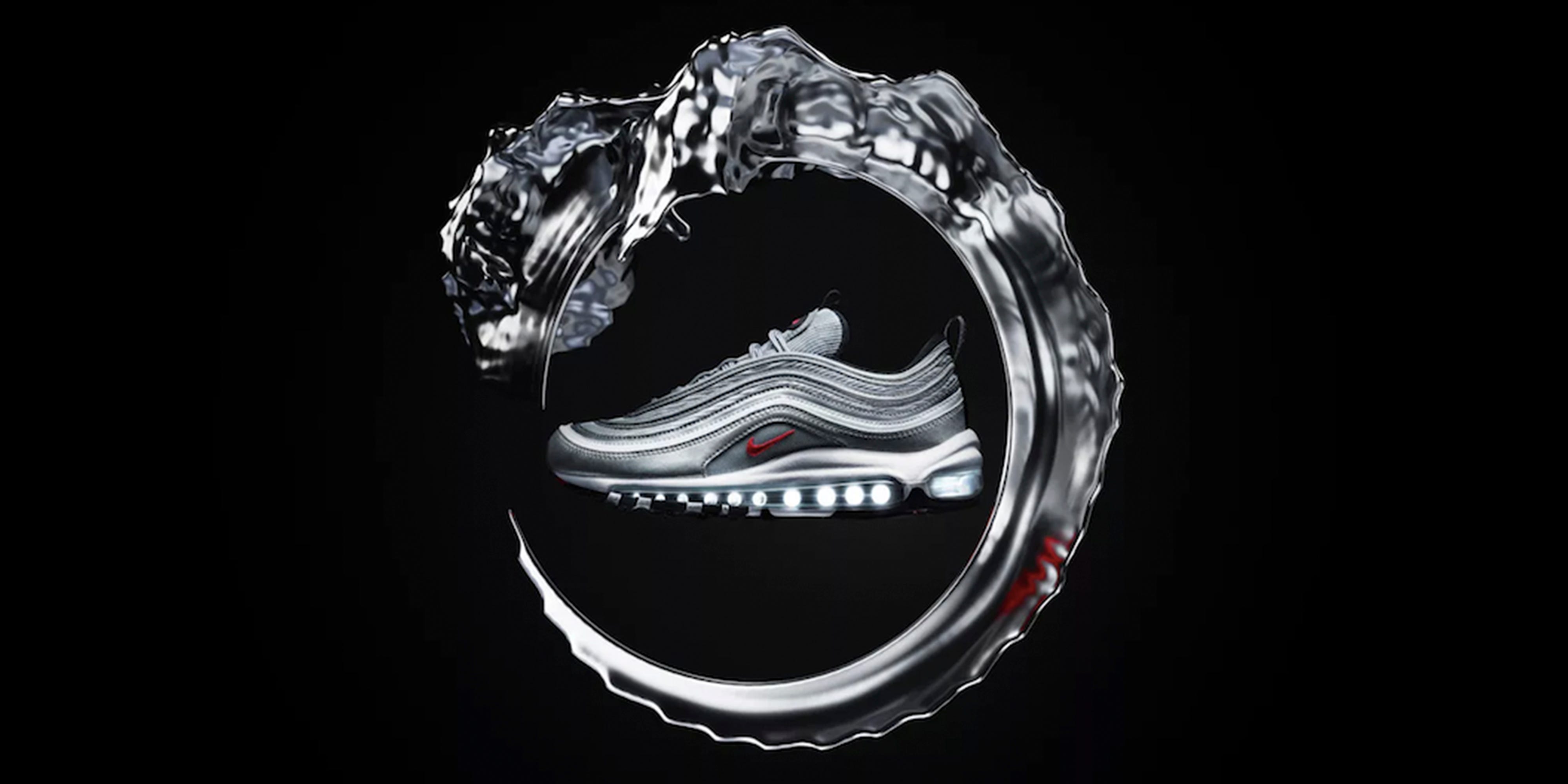 air max 97 silver iridescent