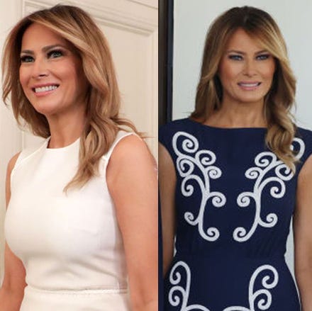元モデルの気合がチラ見え メラニア トランプ夫人年ファッションを総覧 トランプ大統領を添えて 元モデルの気合がチラ見え メラニア トランプ夫人年ファッションを総覧 トランプ大統領を添えて