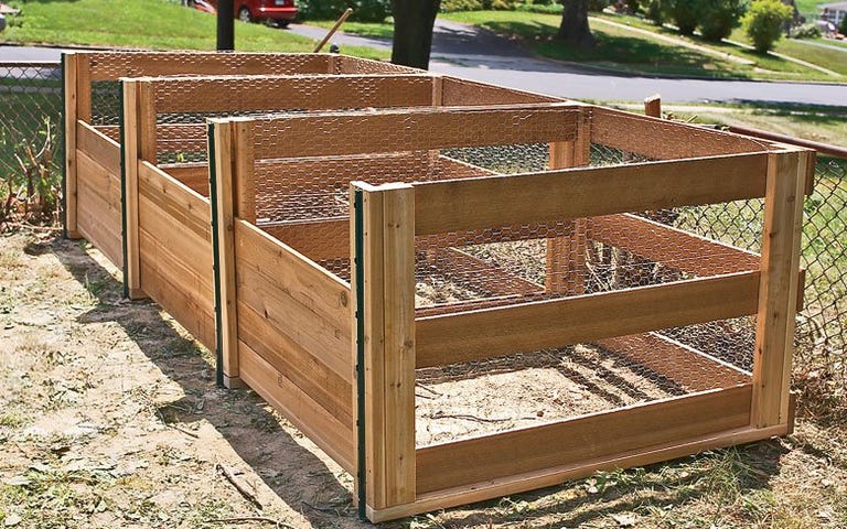 Efficient Wooden Compost Bin | 45 DIY Compost Bins To Make For Your Homestead