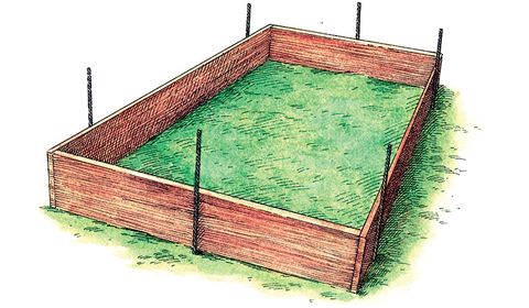building a rebar raised bed
