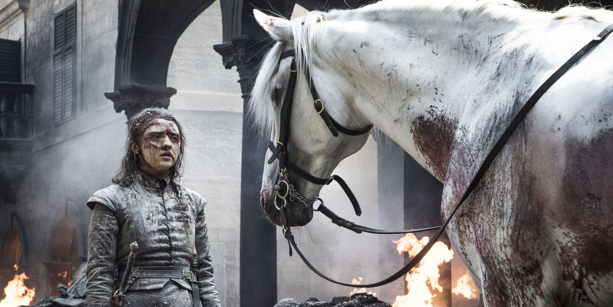 People Are Joking About The White Horse S Hair On Game Of Thrones