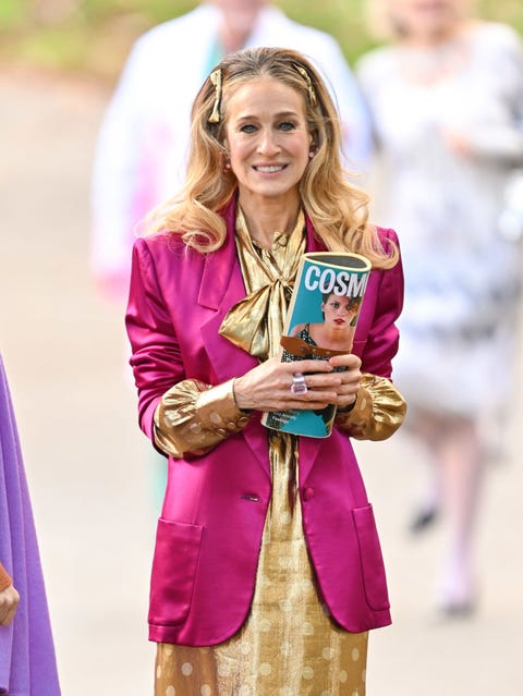 sarah jessica parkergold and pink