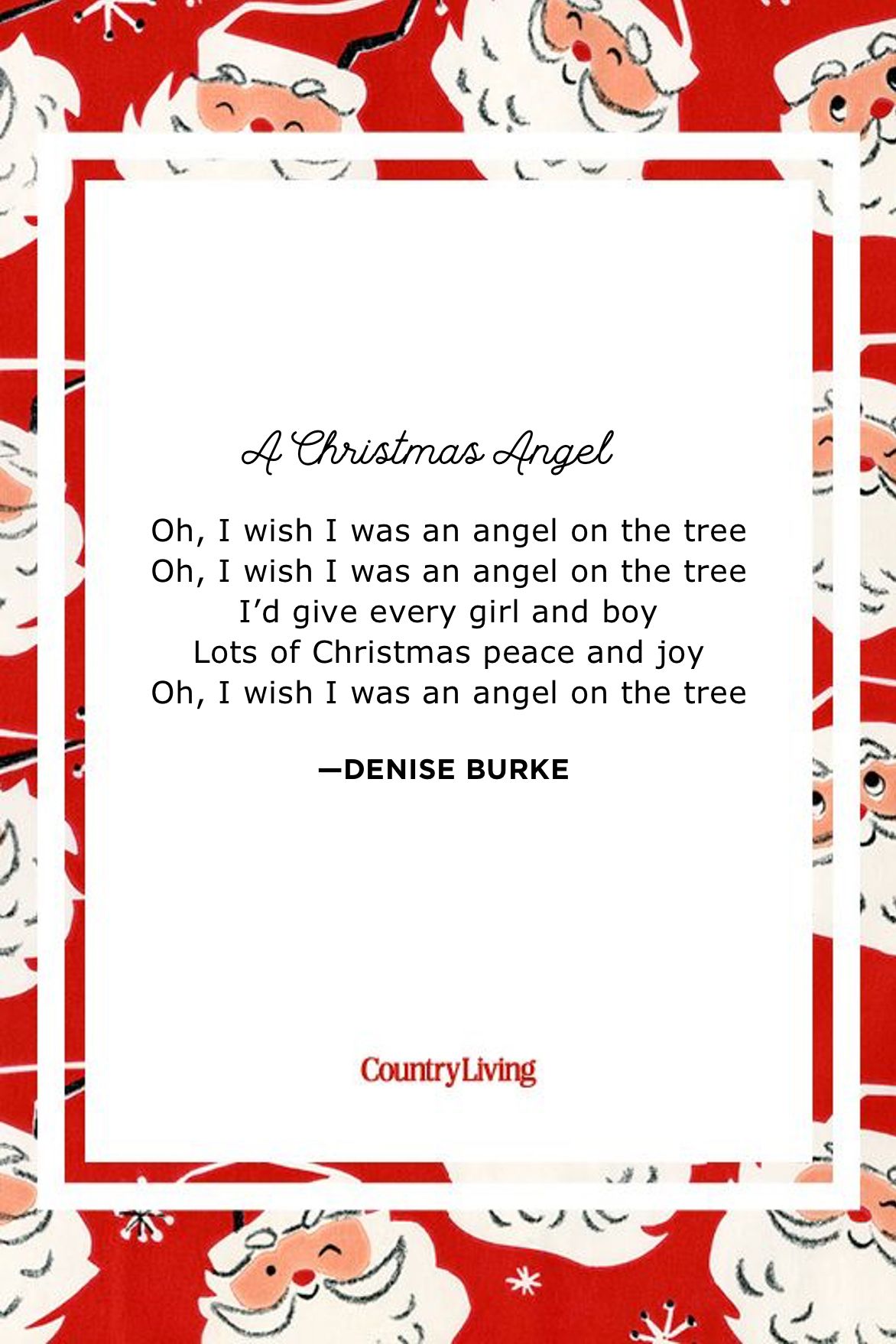a christmas angel christmas poems for kids