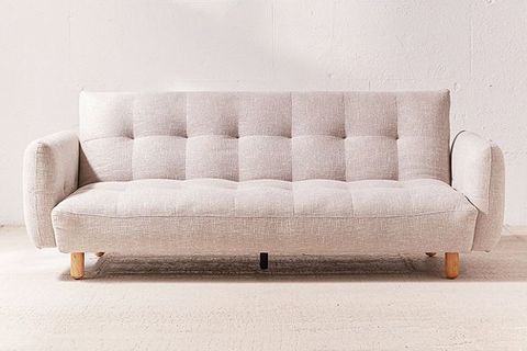 Furniture, Couch, Sofa bed, studio couch, Room, Beige, Futon, Interior design, Living room, Comfort, 