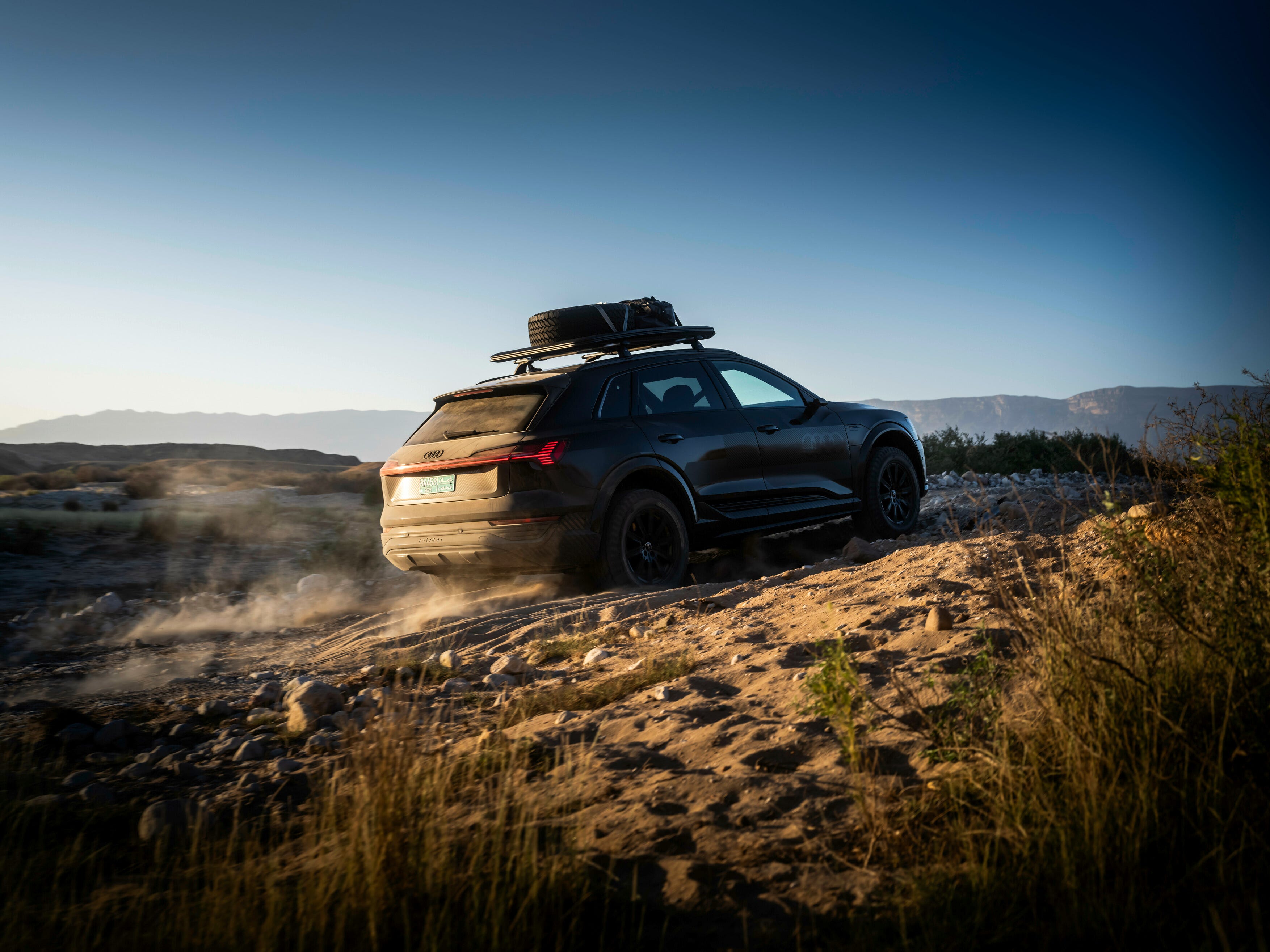 Audi's Electric Q8 e-tron Dreams of Racing in the Dakar