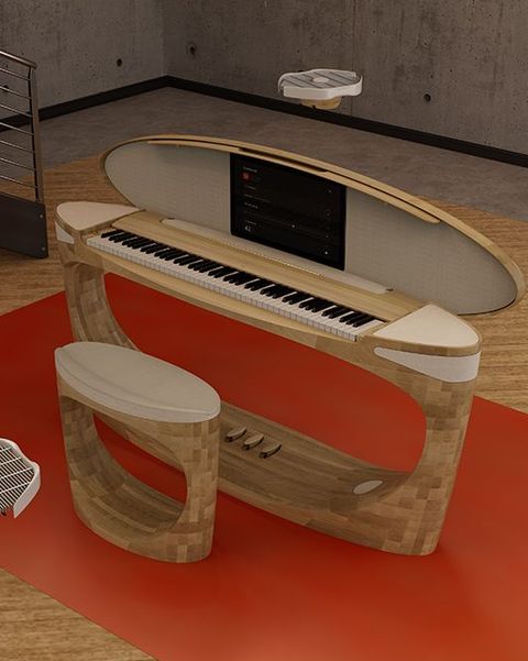 rowland 50th anniversary piano with drone speakers