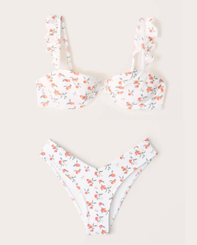 abercrombie peach bathing suit