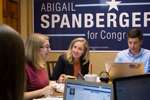 Dan Ward and Abigail Spanberger face off in Virginia's 7th district in the Democratic Congressional primary.