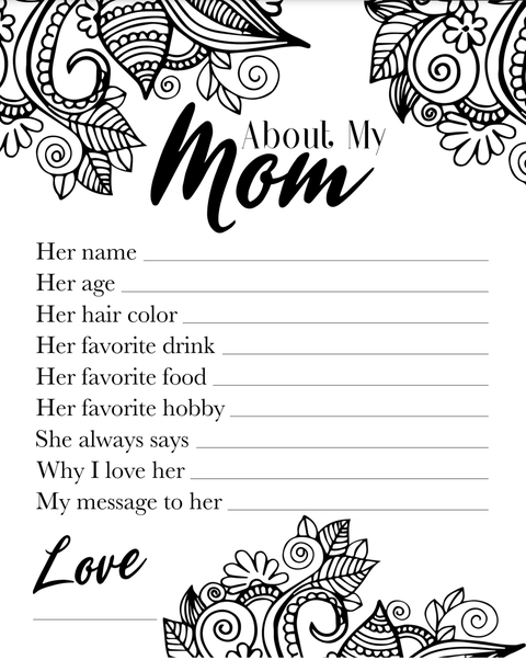 41 Best Printable Mother S Day Cards Free Mother S Day Card Pdfs