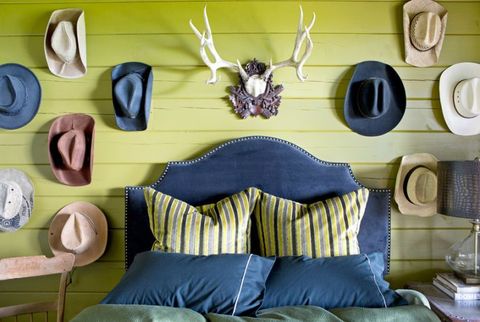 above bed decor brian patrick flynn resin taxidermy hats