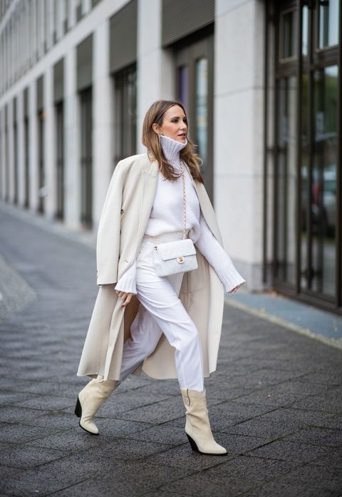 Cómo lucir un abrigo blanco: la prenda más elegante del invierno
