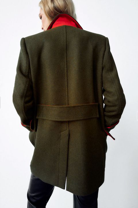 El abrigo lana verde de Zara que se en Marant 2016