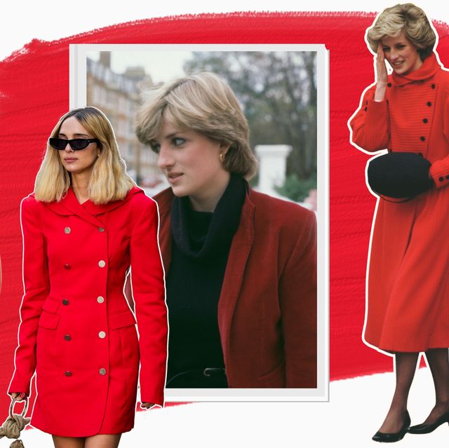 Por qué este invierno necesitas un abrigo rojo como el de Lady Di