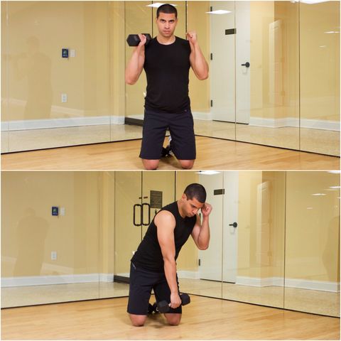 Movimiento Hostil Musgo 12 ejercicios de abdominales con mancuernas para tu six pack